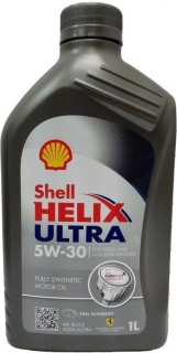 Масло моторное синтетическое - SHELL HELIX ULTRA 5W30, 1л / 550046267